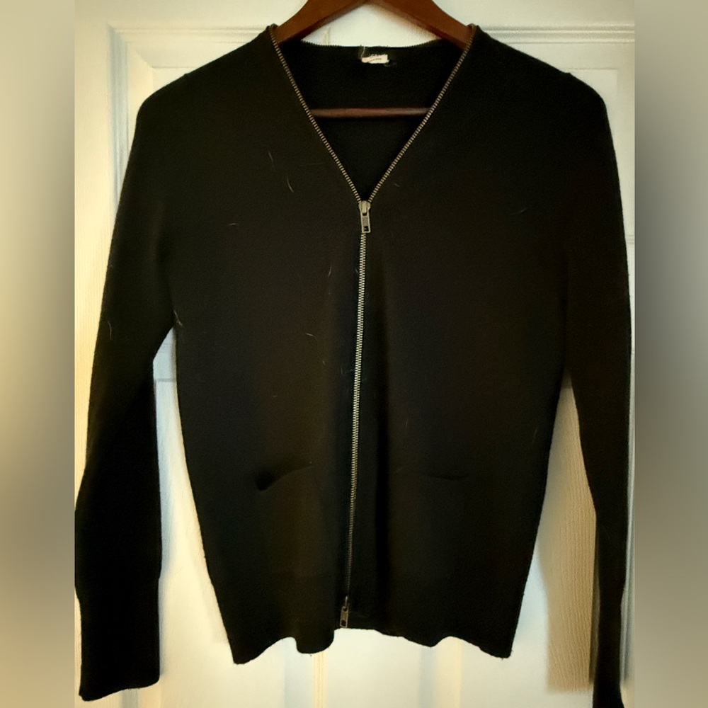 J. Crew zip-up sweater